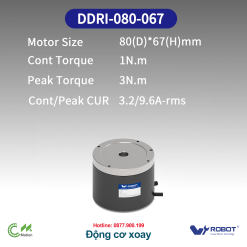 DDRI-080-067 Động cơ xoay Dòng DDRI (Động cơ rotor trong)