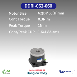 DDRI-062-060 Động cơ xoay Dòng DDRI (Động cơ rotor trong)