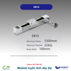 EB10 Module truyền động tuyến tính dây đai Dòng EB (Mô-đun tuyến tính đai định thời đa năng)