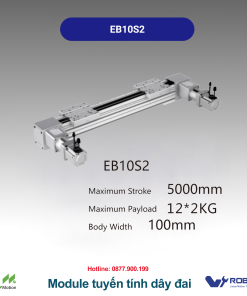 EB10S2 Module truyền động tuyến tính dây đai Dòng EB (Mô-đun tuyến tính đai định thời đa năng)