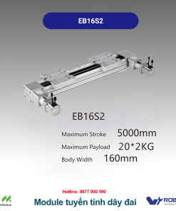 EB16S2 Module truyền động tuyến tính dây đai Dòng EB (Mô-đun tuyến tính đai định thời đa năng)