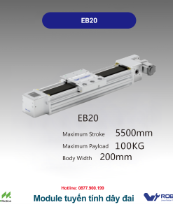 EB20 Module truyền động tuyến tính dây đai Dòng EB (Mô-đun tuyến tính đai định thời đa năng)