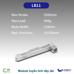 LB11 Module truyền động tuyến tính dây đai Dòng LB (Dẫn hướng tuyến tính đơn)