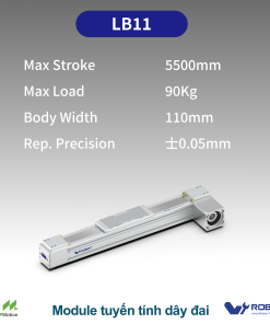 LB11 Module truyền động tuyến tính dây đai Dòng LB (Dẫn hướng tuyến tính đơn)