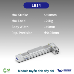 LB14 Module truyền động tuyến tính dây đai Dòng LB (Dẫn hướng tuyến tính đơn)