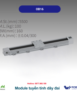 OB16 Module truyền động tuyến tính dây đai Dòng OB (Mô-đun dây đai tốc độ cao)