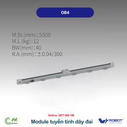 OB4 Module truyền động tuyến tính dây đai Dòng OB (Mô-đun dây đai tốc độ cao)