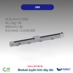 OB8 Module truyền động tuyến tính dây đai Dòng OB (Mô-đun dây đai tốc độ cao)
