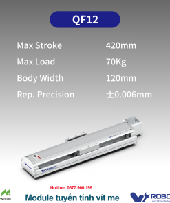 QF12 Module truyền động tuyến tính vít me Dòng QF (Siêu mỏng, Hành trình ngắn)