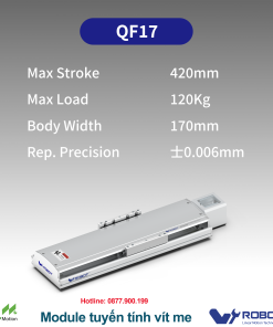 QF17 Module truyền động tuyến tính vít me Dòng QF (Siêu mỏng, Hành trình ngắn)