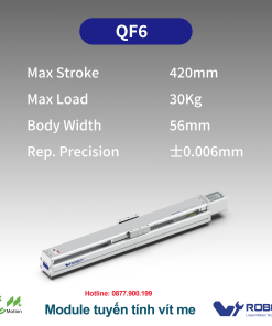 QF6N Module truyền động tuyến tính vít me Dòng QF (Siêu mỏng, Hành trình ngắn)