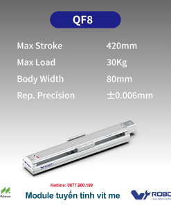 QF8 Module truyền động tuyến tính vít me Dòng QF (Siêu mỏng, Hành trình ngắn)