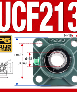 Gối đỡ vòng bi UCF213 (Tiêu chuẩn - Đường kính trong 65 mm)