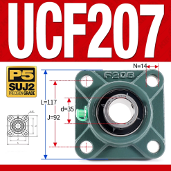 Gối đỡ vòng bi UCF207 (Tiêu chuẩn - Đường kính trong 35 mm)