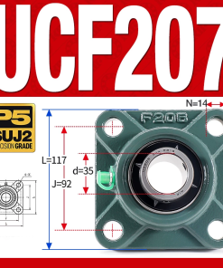 Gối đỡ vòng bi UCF207 (Tiêu chuẩn - Đường kính trong 35 mm)