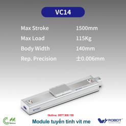 VC14 Module truyền động tuyến tính vít me Dòng VC (Chống xoắn, Tải trọng nặng)