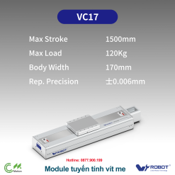 VC17 Module truyền động tuyến tính vít me Dòng VC (Chống xoắn, Tải trọng nặng)