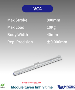VC4 Module truyền động tuyến tính vít me Dòng VC (Chống xoắn, Tải trọng nặng)