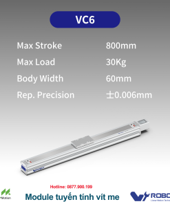 VC6 Module truyền động tuyến tính vít me Dòng VC (Chống xoắn, Tải trọng nặng)