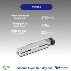 VETB22 Module truyền động tuyến tính dây đai Dòng VETB (Mô-đun tuyến tính dây đai định thời)