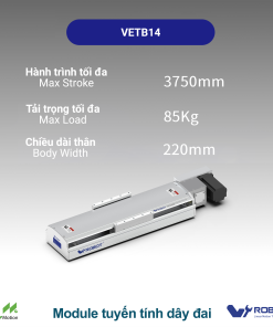 VETB22 Module truyền động tuyến tính dây đai Dòng VETB (Mô-đun tuyến tính dây đai định thời)