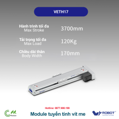 VETH17 Module truyền động tuyến tính vít me Dòng VETH