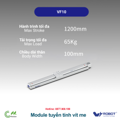 VF10 Module truyền động tuyến tính vít me Dòng VF (Chống xoắn)