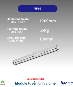 VF10 Module truyền động tuyến tính vít me Dòng VF (Chống xoắn)