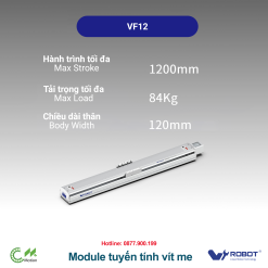 VF12 Module truyền động tuyến tính vít me Dòng VF (Chống xoắn)