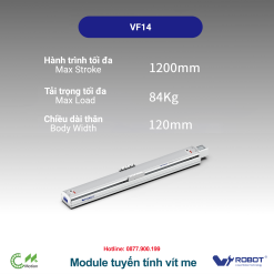 VF14 Module truyền động tuyến tính vít me Dòng VF (Chống xoắn)
