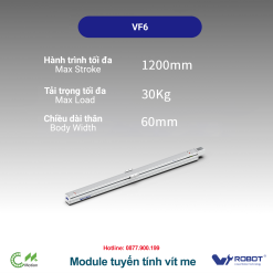 VF6 Module truyền động tuyến tính vít me Dòng VF (Chống xoắn)