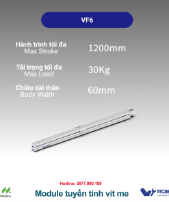 VF6 Module truyền động tuyến tính vít me Dòng VF (Chống xoắn)