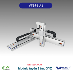 VF764-A1 Module tuyến tính 3 trục  Dòng Module 3 trục XYZ - Khung nhôm - Tải nhẹ