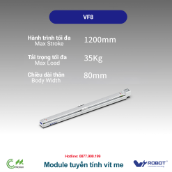 VF8 Module truyền động tuyến tính vít me Dòng VF (Chống xoắn)