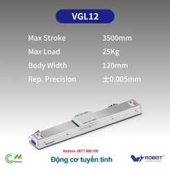 VGL15 Động cơ tuyến tính Dòng VGL (Bộ truyền động động cơ tuyến tính hoàn toàn kín)