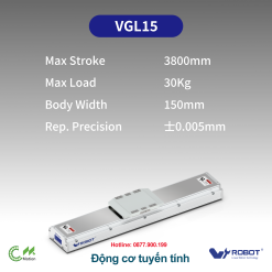 VGL20 Động cơ tuyến tính Dòng VGL (Bộ truyền động động cơ tuyến tính hoàn toàn kín)