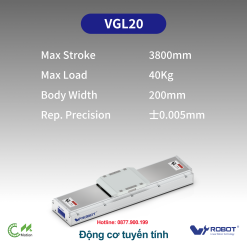 VGL6 Động cơ tuyến tính Dòng VGL (Bộ truyền động động cơ tuyến tính hoàn toàn kín)