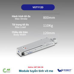 VGTYD12 Module truyền động tuyến tính vít me Dòng VGTYD (Mỏng nhẹ, Lực đẩy cao)