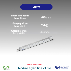 VGTY4 Module truyền động tuyến tính vít me Dòng VGTY (Mô-đun xi lanh điện tích hợp)