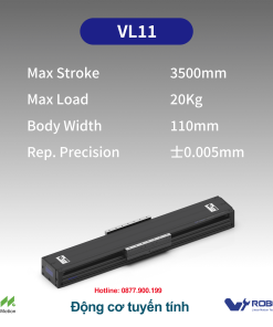 VL11 Động cơ tuyến tính Dòng VL (Bộ truyền động động cơ tuyến tính bán kín)