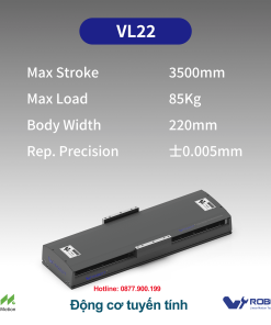 VL22 Động cơ tuyến tính Dòng VL (Bộ truyền động động cơ tuyến tính bán kín)