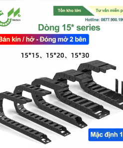 Xích nhựa cầu dòng 15* nắp kín - hở
