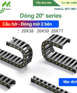 Xích nhựa cầu dòng 20* nắp kín - hở