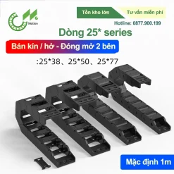 Xích nhựa cầu dòng 25* nắp kín - hở