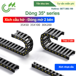Xích nhựa cầu dòng 35* nắp kín - hở