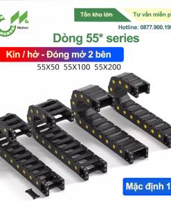 Xích nhựa cầu dòng 55* nắp kín - hở