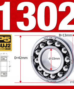 Vòng bi - bạc đạn tự lựa 1310 (Bi cầu - 2 dãy - 50*110*27 mm)