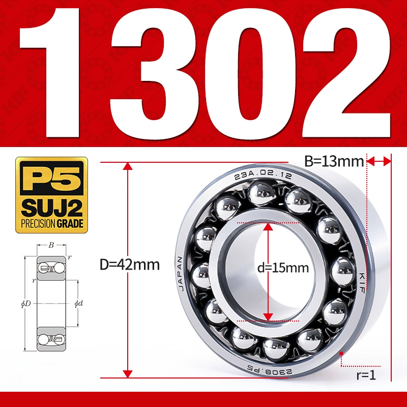 Vòng bi - bạc đạn tự lựa 1310 (Bi cầu - 2 dãy - 50*110*27 mm)