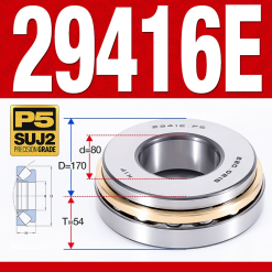 Vòng bi đĩa bay chặn trục - bạc đạn cà na chặn trục Thép 2 (lồng cách bi Thép -  80*170*54 mm)