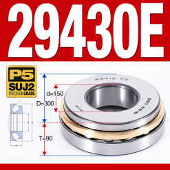 Vòng bi đĩa bay chặn trục - bạc đạn cà na chặn trục 29430E (lồng cách bi Thép -  150*300*90 mm)